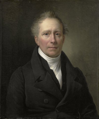 Daniel Francis Schas (1772-1848), kauppa- ja siirtomaaneuvoston jäsen 1814-1820 tekijältä Alexandre Jean Dubois Drahonet (signed by artist)
