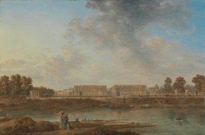 Näkymä Place Louis XV:lle, n. 1775-87 (öljy kankaalle) tekijältä Alexandre Jean Noel