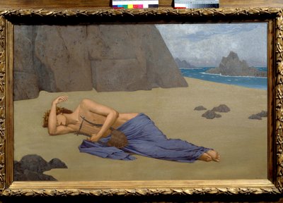 Alexandre Seonin (1855-1917) Orphe-maalauksen valitus 1896. Dim. 0,73 x 1,16 m. Musee d