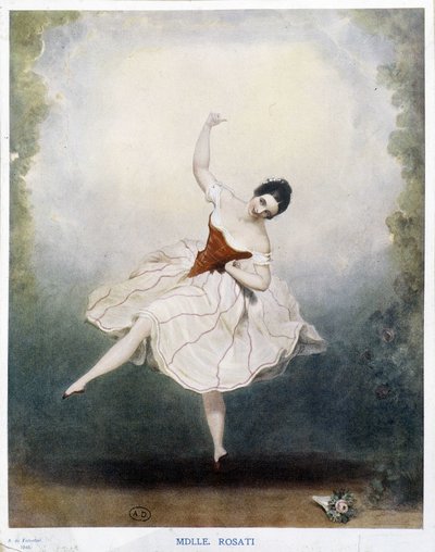 Klassinen tanssi: Miss Rosati vuonna 1848 tekijältä Alexandre de Valentini