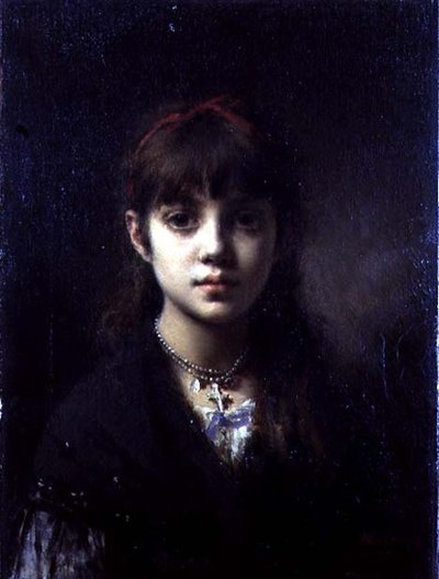 The Artists Daughter, 1884 (katso myös 65312) tekijältä Alexei Alexevich Harlamoff