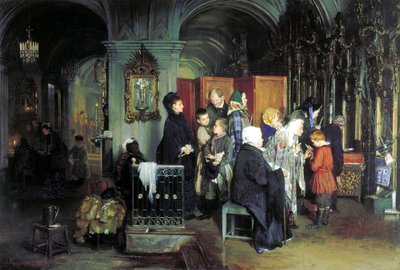 Ennen tunnustusta, 1877. tekijältä Alexei Ivanovich Korzukhin