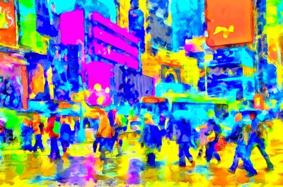 Direct motion, 2020 (sekatekniikka) tekijältä Alexei Makhov