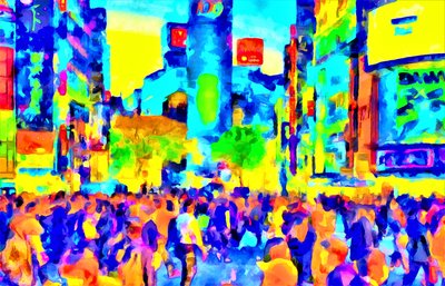 Tehdas, 2020 (sekatekniikka) tekijältä Alexei Makhov