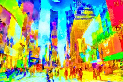 Fluid light, 2020 (sekatekniikka) tekijältä Alexei Makhov