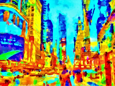 Aavemainen maisema, 2020 (sekatekniikka) tekijältä Alexei Makhov