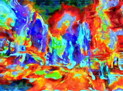 Tähti kaupungin yllä,2020,(sekatekniikka) tekijältä Alexei Makhov