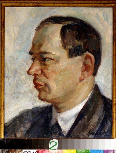 Muotokuva säveltäjä Vissarion Shebalinista (1902-1963). tekijältä Alexei Nikolayevich Arzhenikov