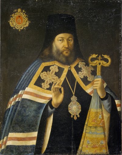 Theodosius Jankovski, Pietarin arkkipiispa ja Aleksanteri Nevskin luostarin priori, 1770-luku tekijältä Alexei Petrovich Antropov
