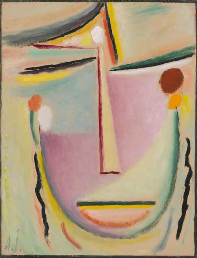 Abstrakti pää tekijältä Alexej von Jawlensky