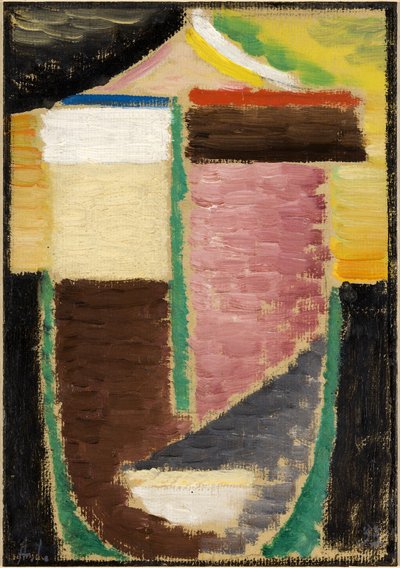 Abstrakti pää, 1933 tekijältä Alexej von Jawlensky