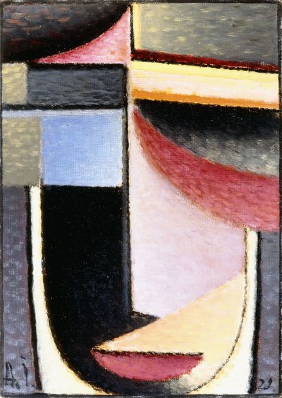 Abstract Head: The Chalice Passed Me, 1929 tekijältä Alexej von Jawlensky