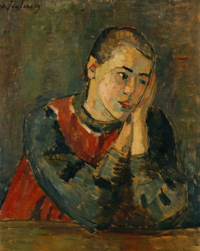lapsi leikatulla päällä; Lapsi leikatulla päällä, 1906 tekijältä Alexej von Jawlensky