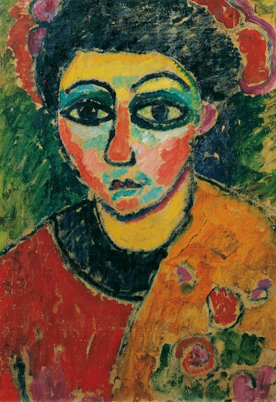 naisen muotokuva tekijältä Alexej von Jawlensky