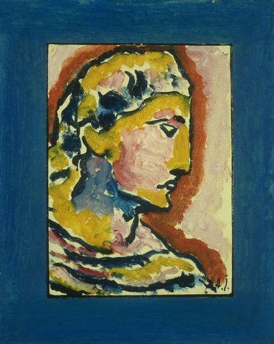 päät; pää, 1930 tekijältä Alexej von Jawlensky