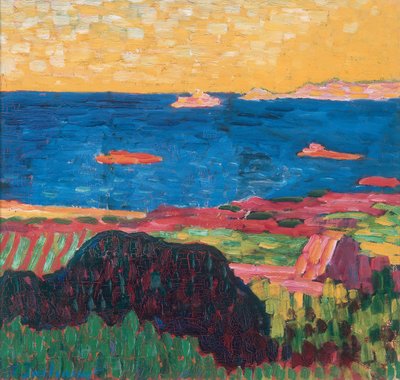 Rannikko Carantecin lähellä tekijältä Alexej von Jawlensky