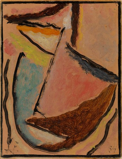 Meditaatio pieni abstrakti pää, 1934 tekijältä Alexej von Jawlensky