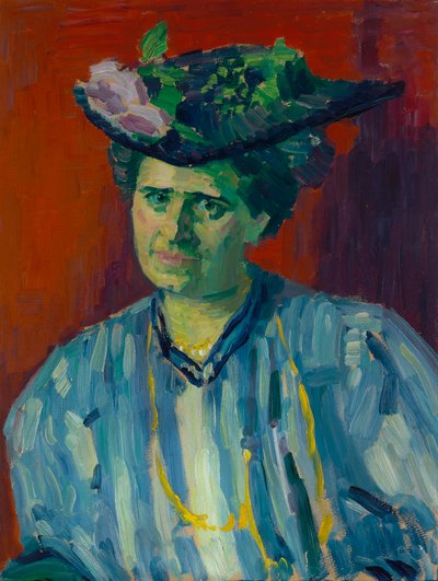 Hedwig Kubinin muotokuva tekijältä Alexej von Jawlensky