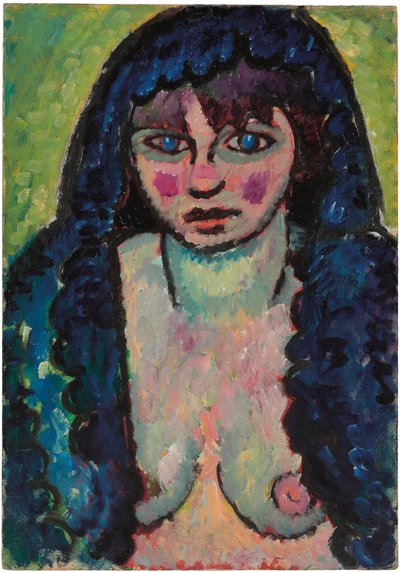 Naisen muotokuva, n. 1912 tekijältä Alexej von Jawlensky