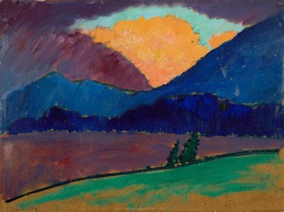 Kesäilta Murnaussa tekijältä Alexej von Jawlensky