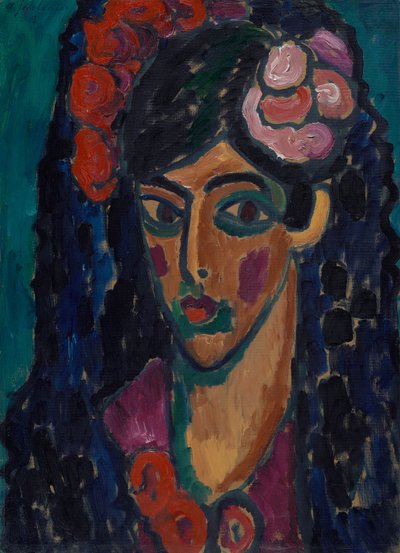 espanjalainen nainen tekijältä Alexej von Jawlensky