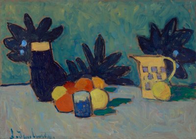 Asetelma hedelmien kanssa tekijältä Alexej von Jawlensky