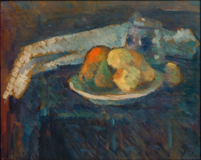Asetelma lautasliinalla tekijältä Alexej von Jawlensky
