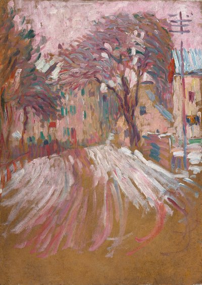 Katu talvella tekijältä Alexej von Jawlensky