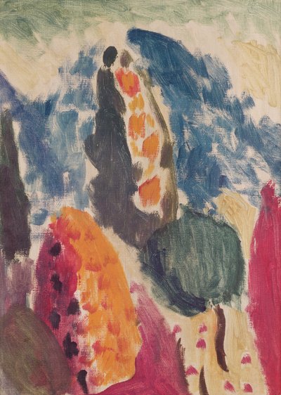 Muunnelma IV, 1916 tekijältä Alexej von Jawlensky
