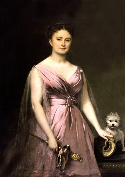 Hortense Schneiderin muotokuva tekijältä Alexis Nicolas Perignon