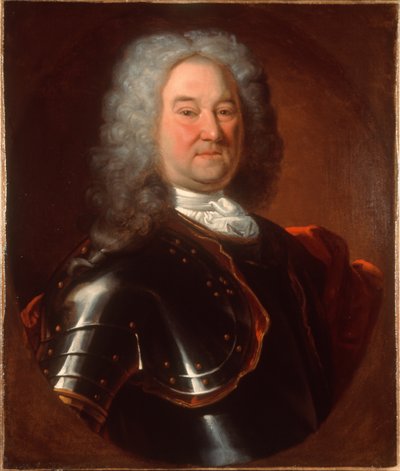 Kapteeni Robert Parker, Irlannin kuninkaallinen rykmentti, n. 1720 (öljy kankaalle) tekijältä Alexis Simon Belle