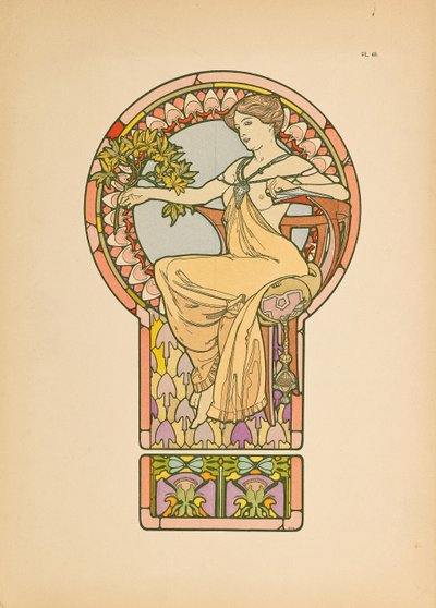 Koristeasiakirjat, 1902. tekijältä Alfons Marie Mucha