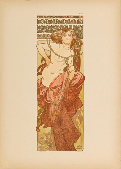 Koristeasiakirjat, 1902. tekijältä Alfons Marie Mucha