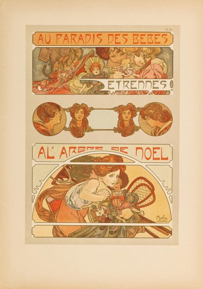 Koristeasiakirjat, 1902. tekijältä Alfons Marie Mucha