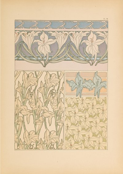 Koristeasiakirjat, 1902. tekijältä Alfons Marie Mucha