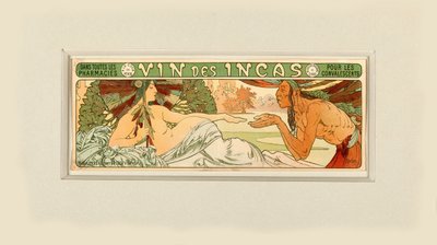 Inkojen viini, 1897. tekijältä Alfons Marie Mucha
