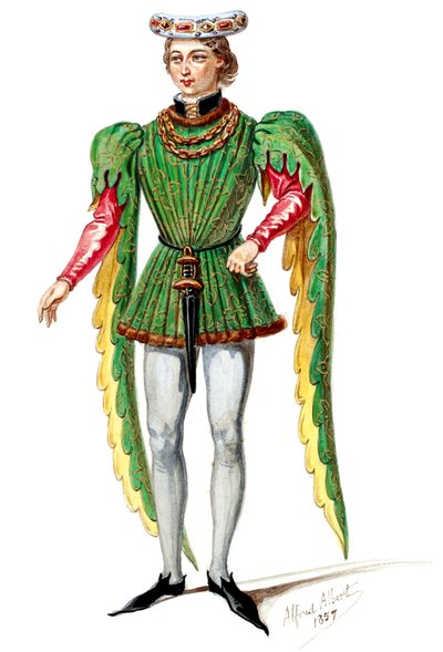Halévy - La magicienne - pukumallit Alfred Albert - 02. Seigneur, mieskuoro (retusoitu) tekijältä Alfred Albert