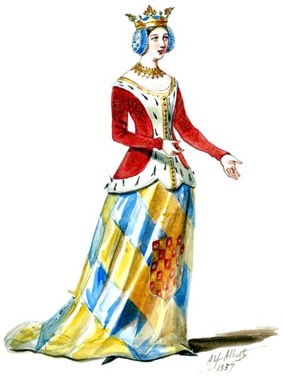 Halévy - La magicienne - pukumallit Alfred Albert - 06. Poitoun kreivitär. Hovinaiset, kuoro (retusoitu). tekijältä Alfred Albert