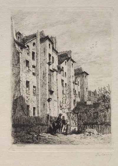 Talot, Rue de Lyonnais tekijältä Alfred Alexandre Delauney