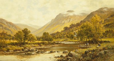 Borrowdale, Cumberland, 1896 tekijältä Alfred Augustus Glendening