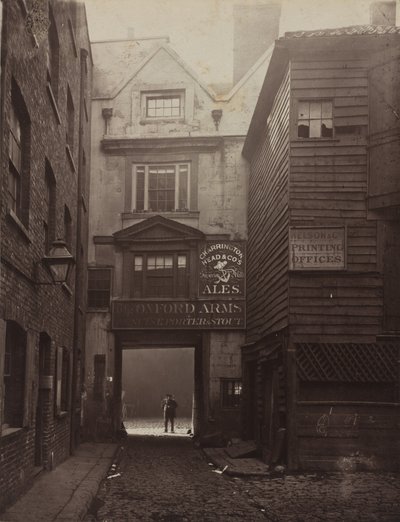The Oxford Arms, Warwick Lane,1875 (kuva) tekijältä Alfred & Bool John Bool
