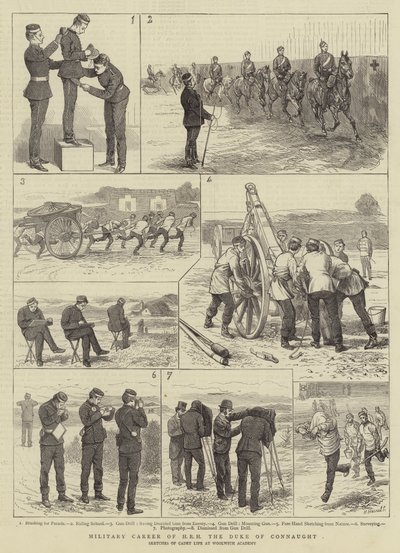 Hänen korkeutensa Connaughtin herttuan sotilasura tekijältä Alfred Chantrey Corbould