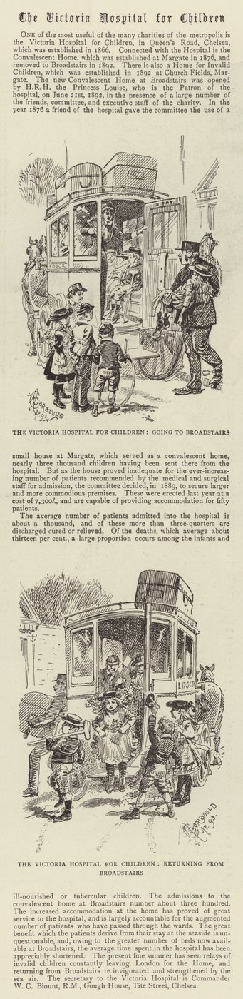 Victorian lastensairaala tekijältä Alfred Chantrey Corbould
