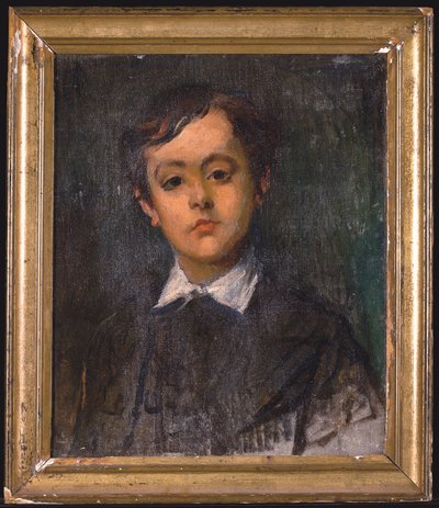 Taiteilijan pojan muotokuva (öljy kankaalle) tekijältä Alfred Dehodencq