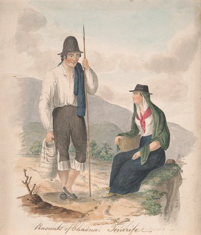 Chasnan talonpojat, Teneriffa tekijältä Alfred Diston