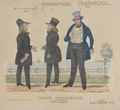 Three Loafers Three Originals, 1836-41. tekijältä Alfred E. Baker