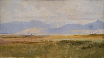 Harlechin lahti, kevät (maalaus) tekijältä Alfred East