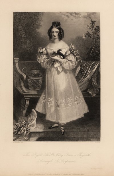Mary Frances Elizabeth Stapleton tekijältä Alfred Edward (after) Chalon