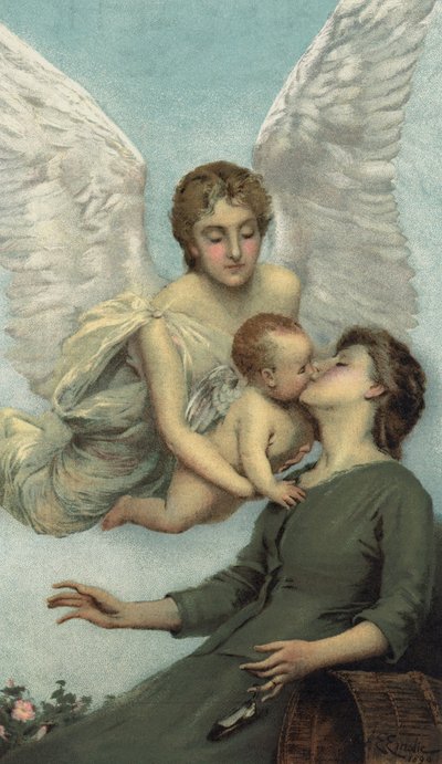 "Äidin unelma" (värinen lito) tekijältä Alfred Edward (after) Emslie