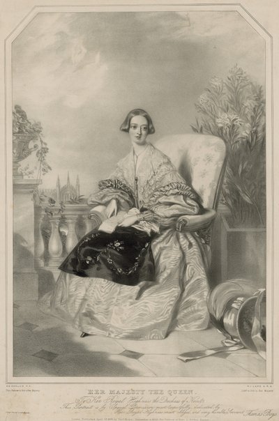 Kuningatar Victoria tekijältä Alfred Edward Chalon